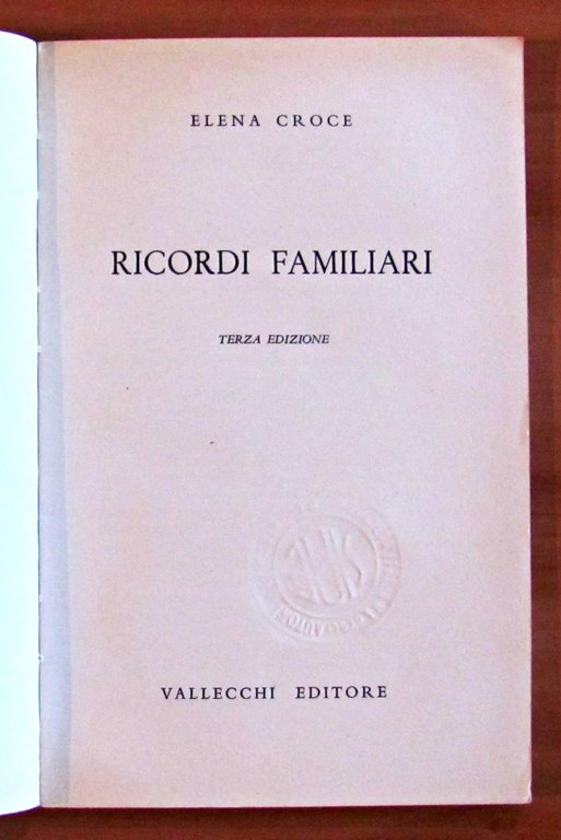 RICORDI FAMILIARI. QUADERNI DI PENSIERO E DI POESIA