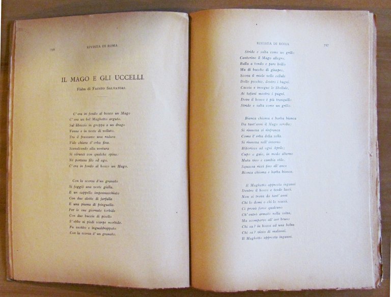 RIVISTA DI ROMA N.23-24 Anno XIX, Dicembre 1915