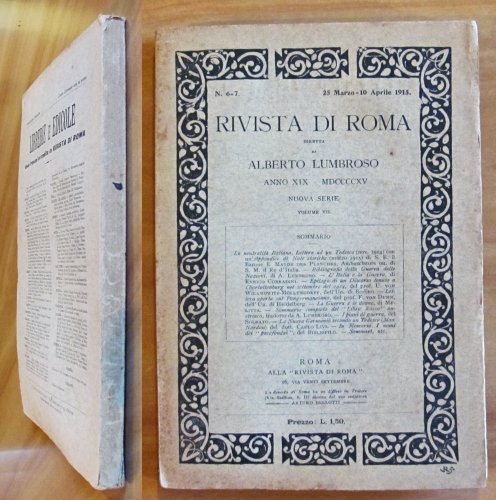 RIVISTA DI ROMA N.6-7 Anno XIX, Aprile 1915