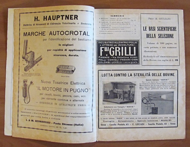 RIVISTA DI ZOOTECNICA - Annata Completa 1932