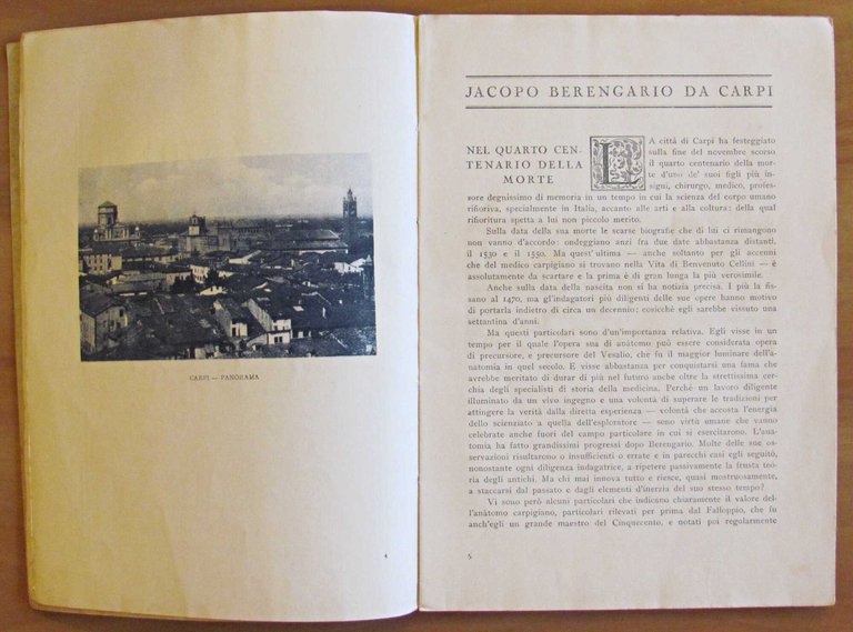 Rivista IL GIARDINO DI ESCULAPIO N.1 Gennaio 1931 - Jacopo … | Immagine Gallery 3