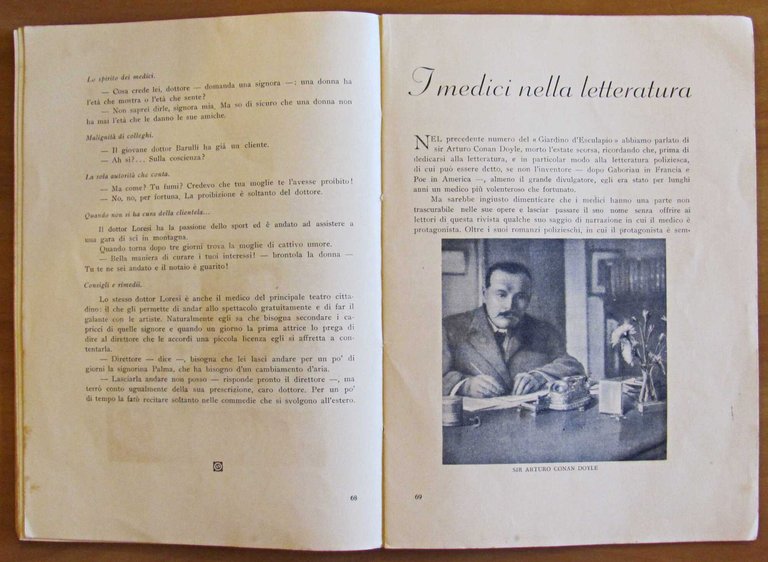Rivista IL GIARDINO DI ESCULAPIO N.1 Gennaio 1931 - Jacopo … | Immagine Gallery 5