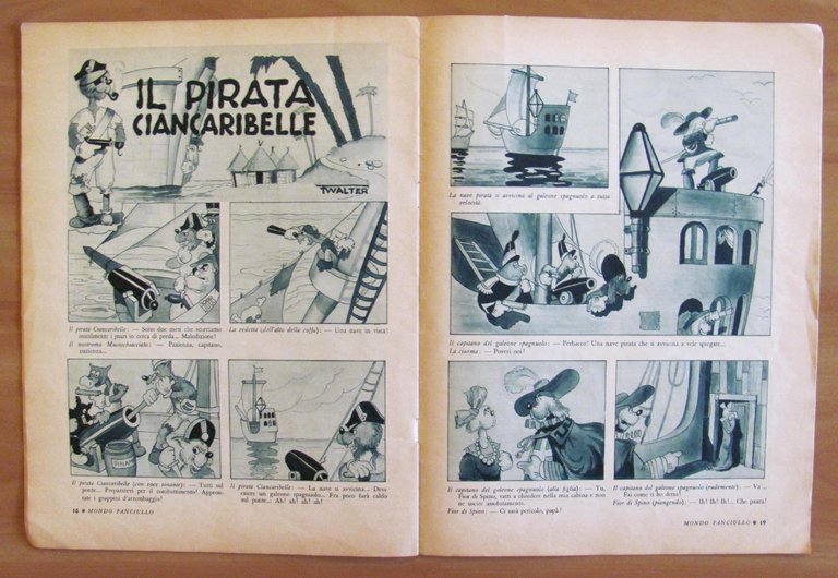 Rivista MONDO FANCIULLO N.2, 1935 - CAPPUCCETTO ROSSO, MARZIANI e …