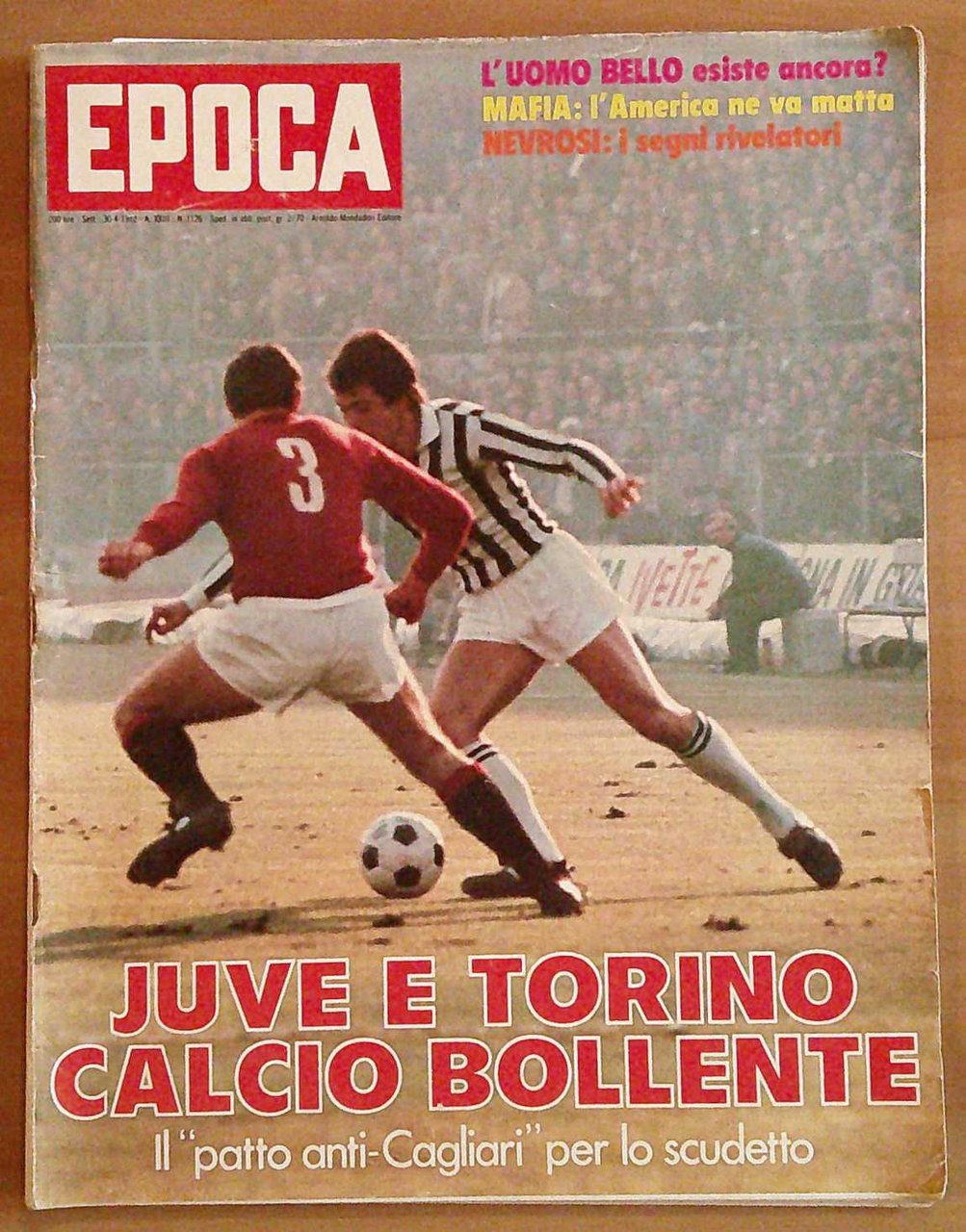 Rivista Settimanale EPOCA 1972 - SCUDETTO JUVE E TORINO