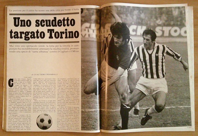 Rivista Settimanale EPOCA 1972 - SCUDETTO JUVE E TORINO