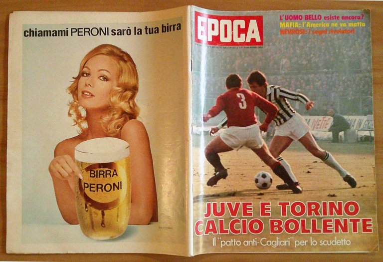 Rivista Settimanale EPOCA 1972 - SCUDETTO JUVE E TORINO