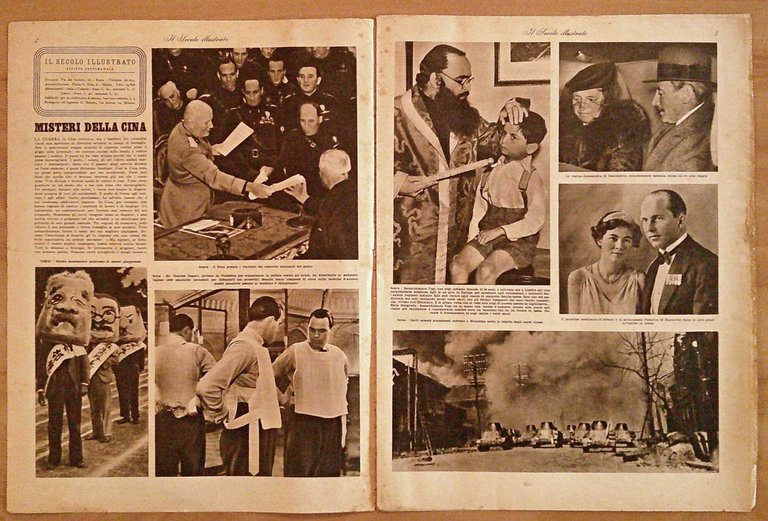 Rivista Settimanale IL SECOLO ILLUSTRATO N.3 Gen. 1938