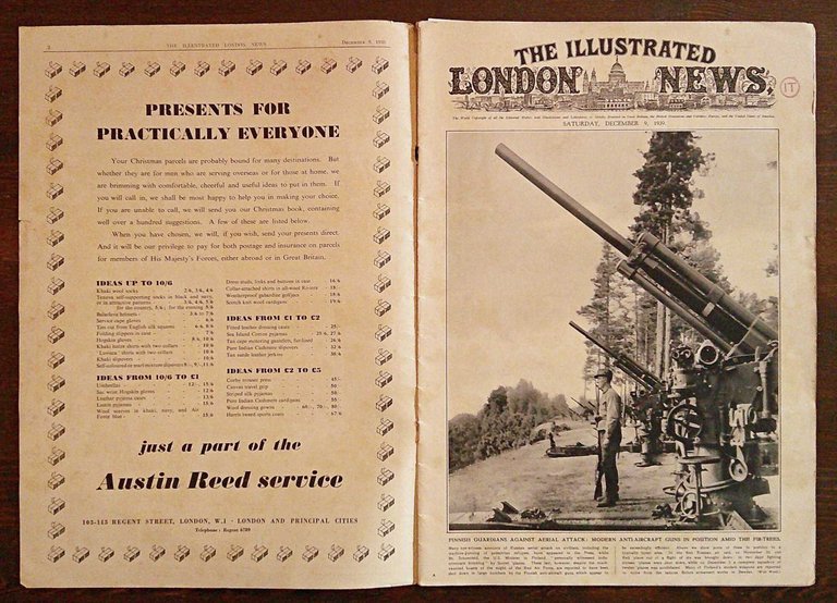Rivista THE ILLUSTRATED LONDON NEWS Dec 9, 1939 - No.5251 …