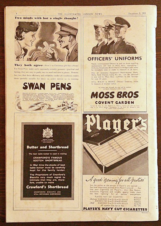 Rivista THE ILLUSTRATED LONDON NEWS Dec 9, 1939 - No.5251 …