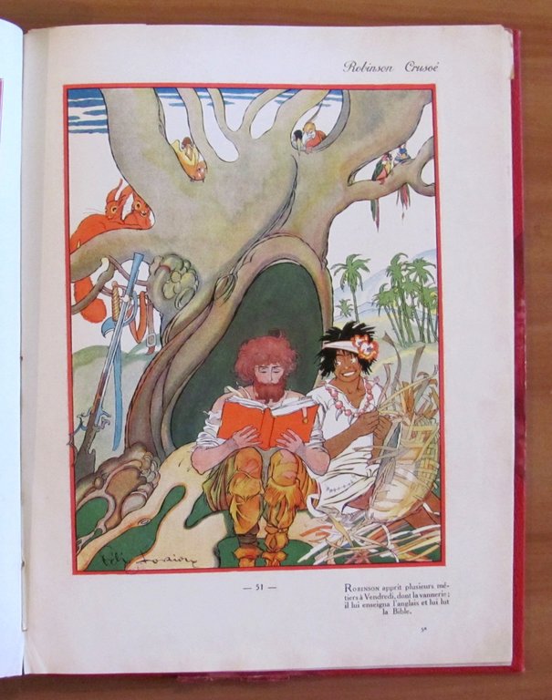 ROBINSON CRUSOE - 1930 ill. Felix LORIOUX - Ottimo