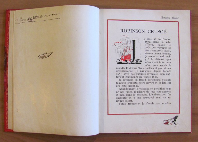 ROBINSON CRUSOE - 1930 ill. Felix LORIOUX - Ottimo