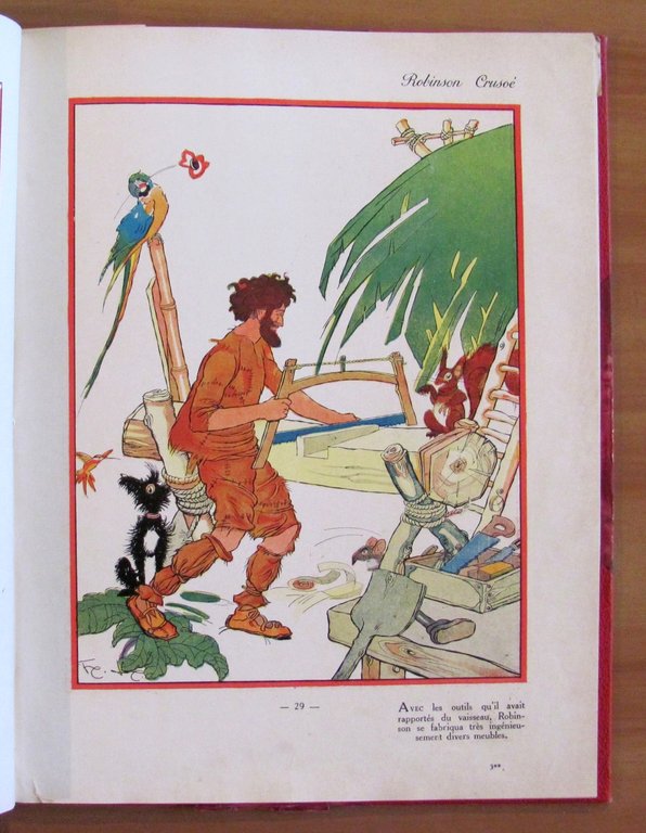 ROBINSON CRUSOE - 1930 ill. Felix LORIOUX - Ottimo