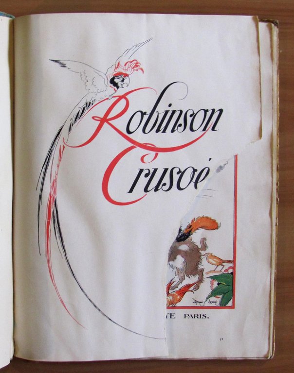 ROBINSON CRUSOE - 1930 ill. Felix LORIOUX