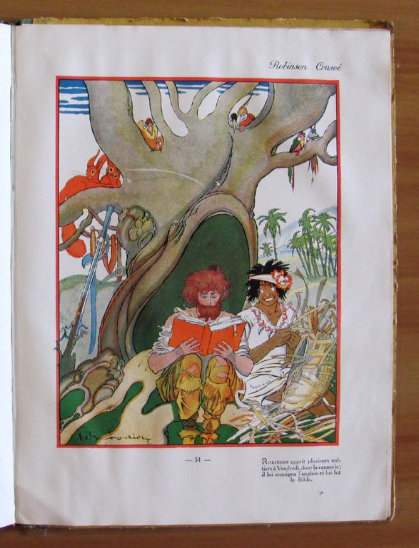 ROBINSON CRUSOE - 1930 ill. Felix LORIOUX