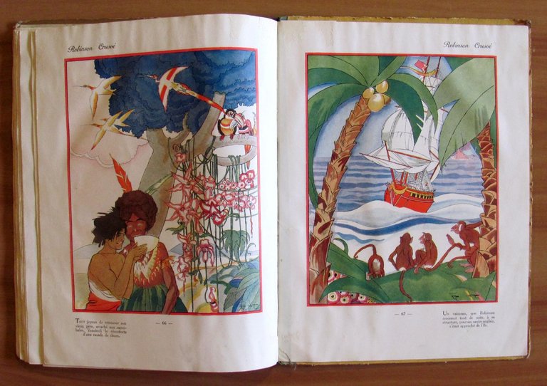 ROBINSON CRUSOE - 1930 ill. Felix LORIOUX