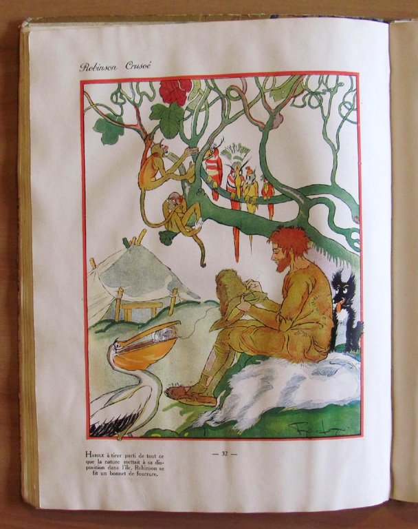 ROBINSON CRUSOE - 1930 ill. Felix LORIOUX
