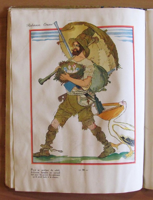 ROBINSON CRUSOE - 1930 ill. Felix LORIOUX