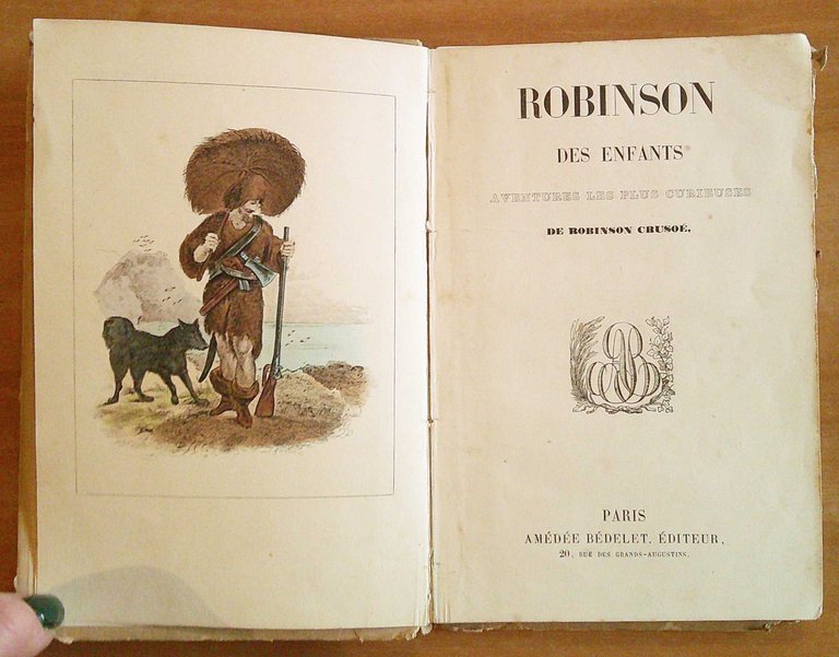 ROBINSON CRUSOE - Coll. Lectures Illustrées, fine '800
