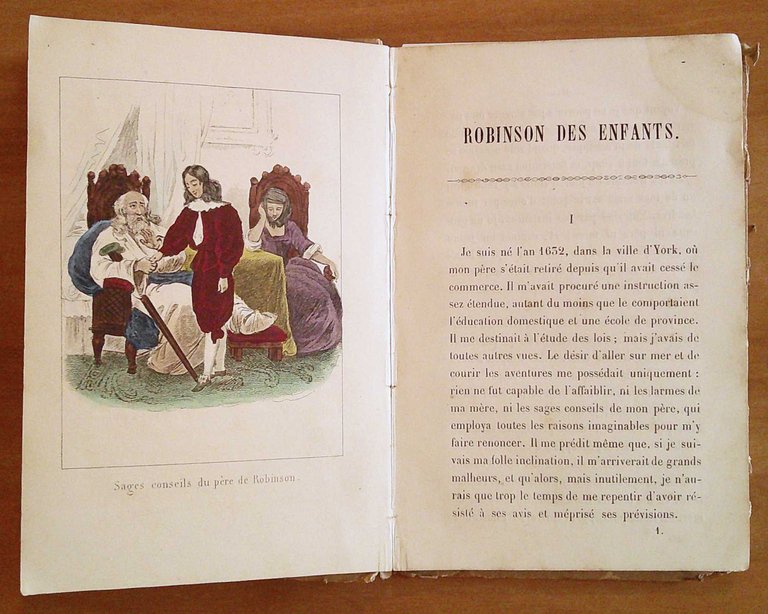 ROBINSON CRUSOE - Coll. Lectures Illustrées, fine '800