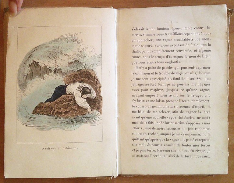 ROBINSON CRUSOE - Coll. Lectures Illustrées, fine '800