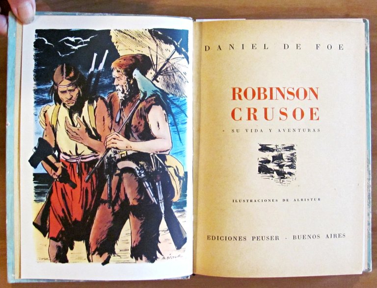 ROBINSON CRUSOE - ill. ALBISTUR, 1952