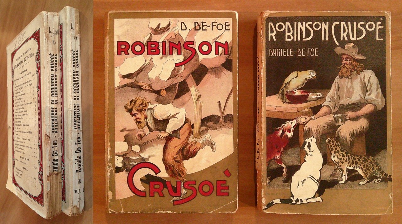 ROBINSON CRUSOE' - Volumi I e II Completo, 1898 e …
