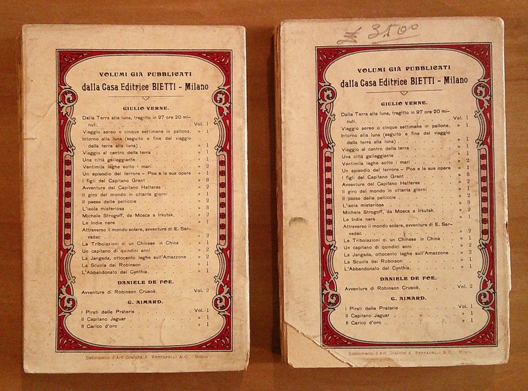 ROBINSON CRUSOE' - Volumi I e II Completo, 1898 e …