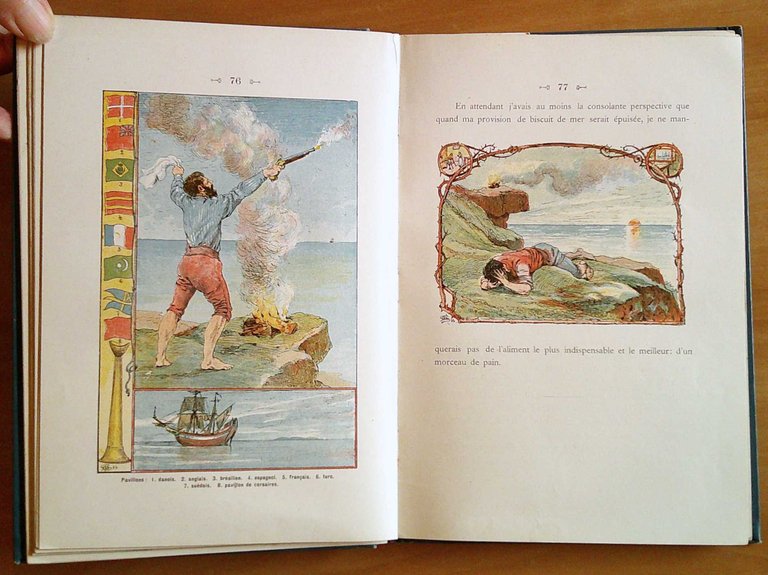 ROBINSON CRUSOE', 1889 - ill. SCHAEFER