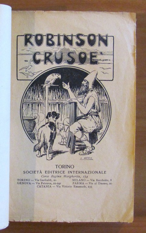 ROBINSON CRUSOE, 1927- ill. Leonida EDEL