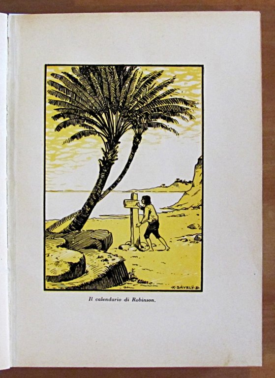 ROBINSON CRUSOE, 1936 - ill. SAVELY