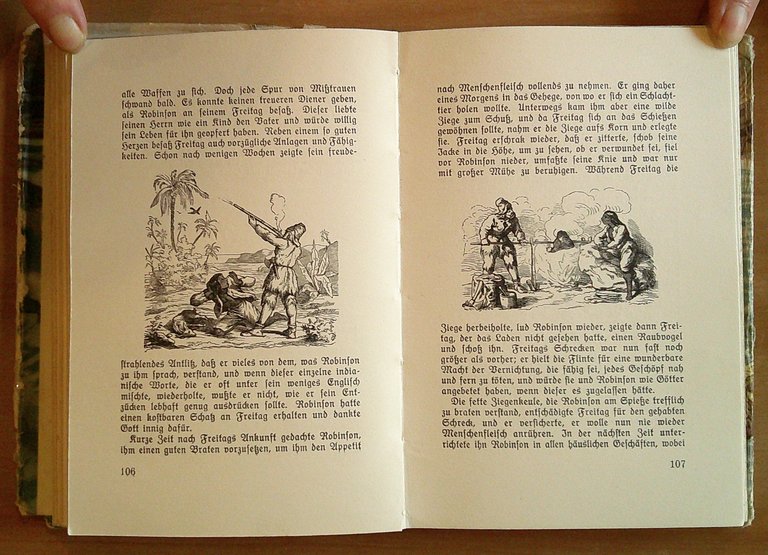 ROBINSON CRUSOE, fine '800 con 111 xilografie