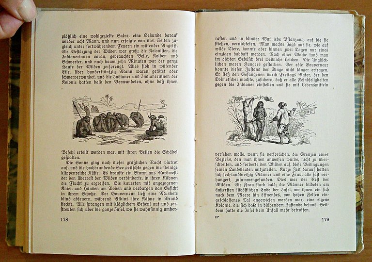 ROBINSON CRUSOE, fine '800 con 111 xilografie