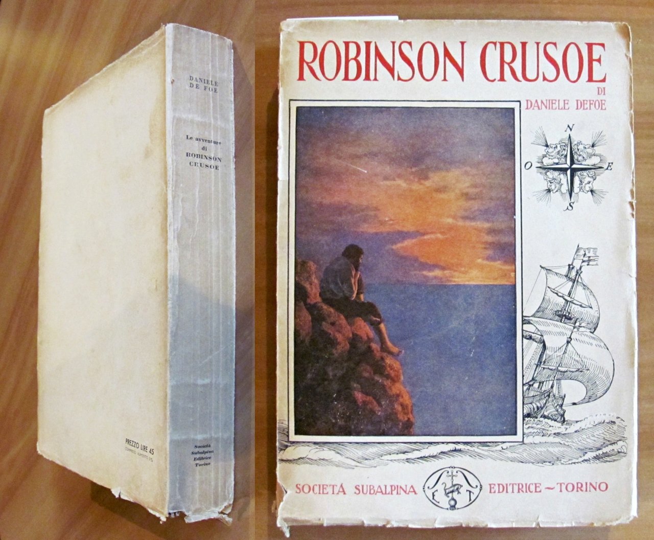 ROBINSON CRUSOE, I ed. Intergale 1940 - Intonso