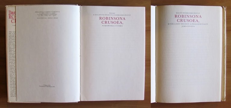 ROBINSON CRUSOE Prima e Seconda parte, 1975 - ill. A. …