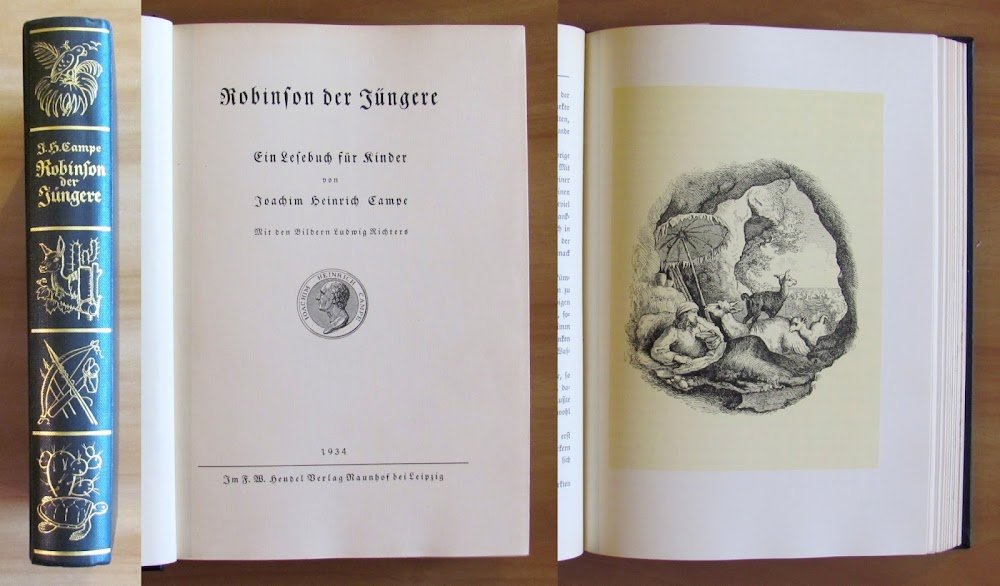 ROBINSON DER JUNGERE - Ein Lesebuch fur Kinder, 1934 - …