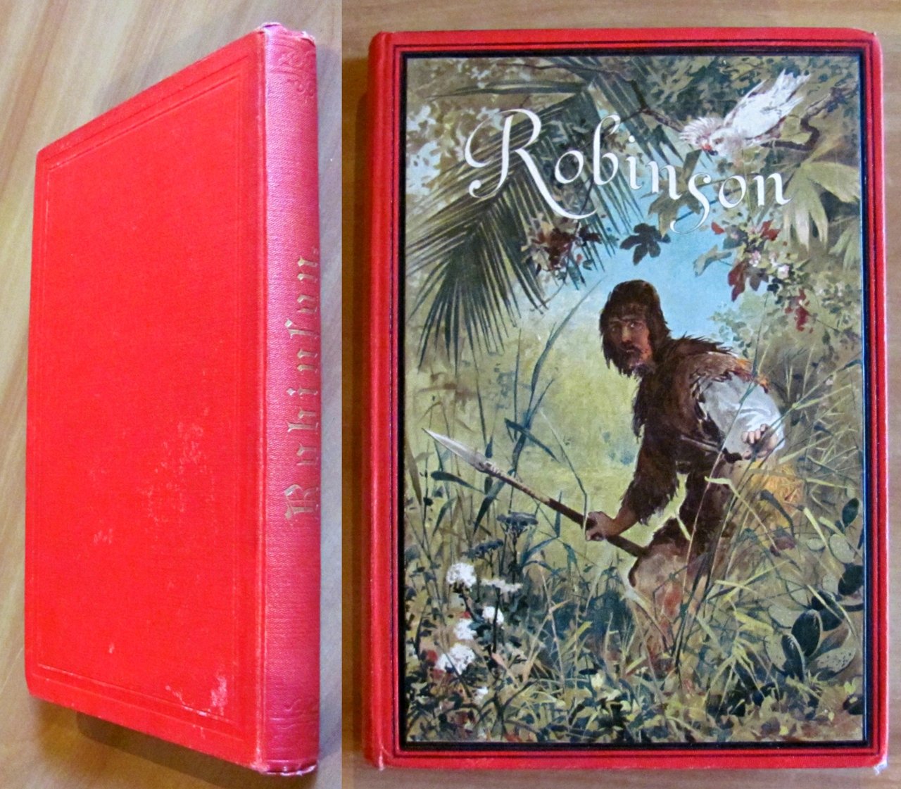 ROBINSON KRUSOE, fine '800 - ill. HOFFMANN