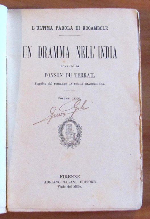 ROCAMBOLE - Un dramma nell'India