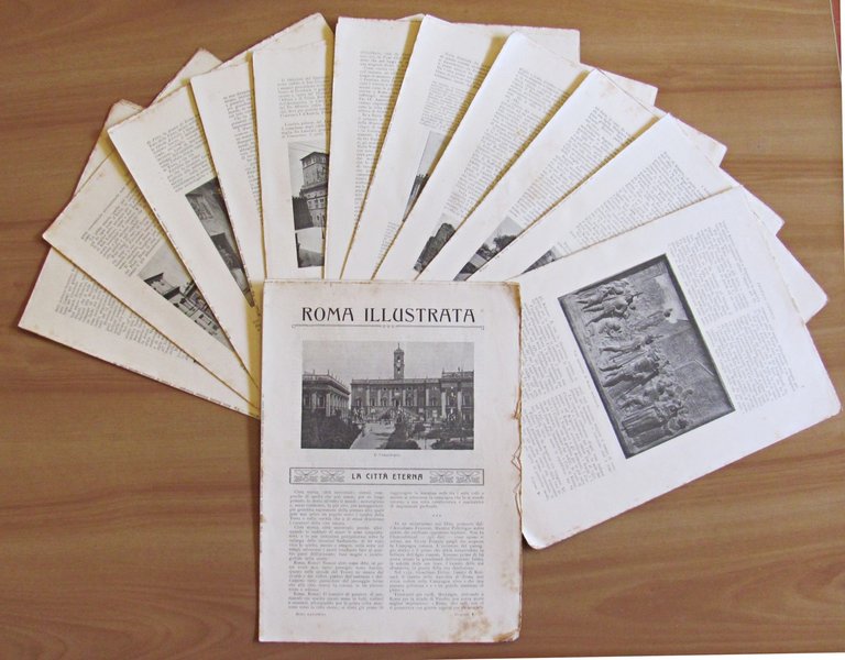 ROMA ILLUSTRATA - Completa in Fascicoli sciolti, 1907