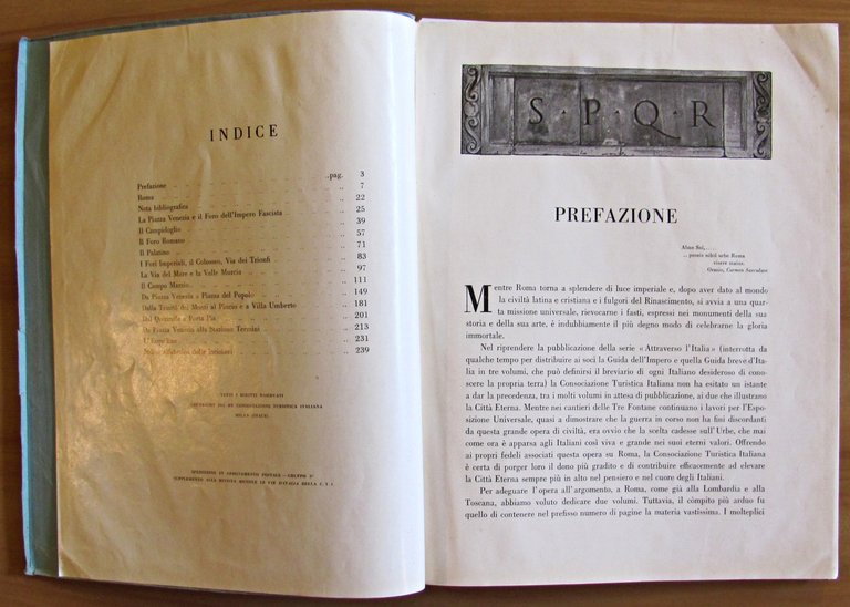 ROMA in 2 Volumi - Parte Prima e Parte Seconda, …