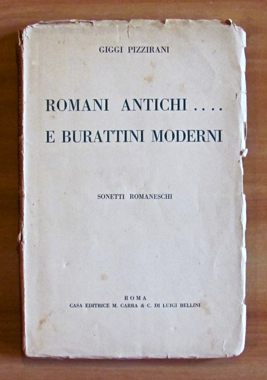 ROMANI ANTICHI... E BURATTINI MODERNI - Sonetti Romaneschi