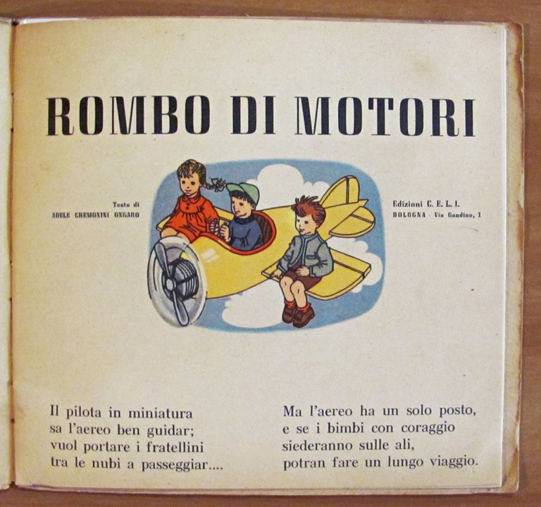 ROMBO DI MOTORI - Collana del Tesoro, 1953