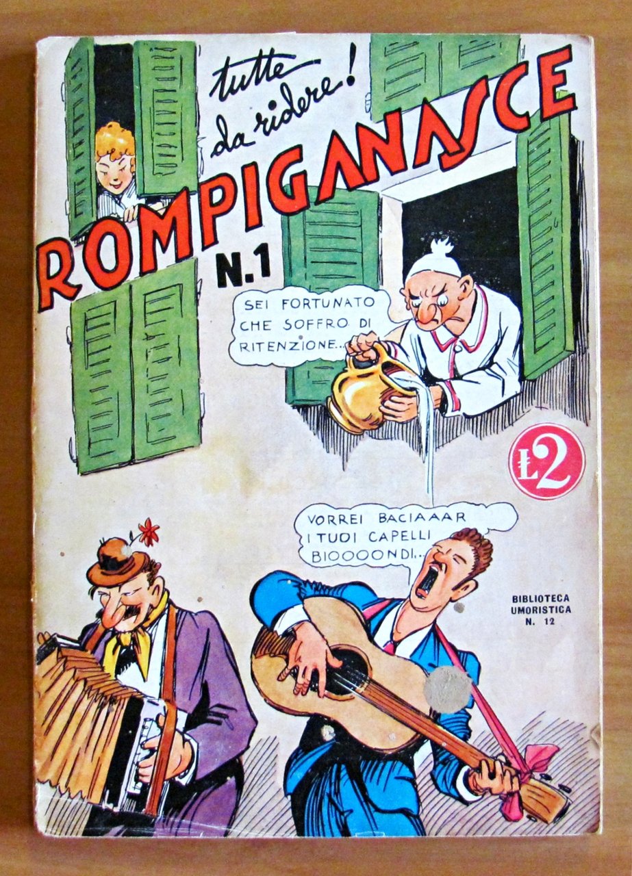ROMPIGANASCE N.1 - Collana Biblioteca Umoristica N.12