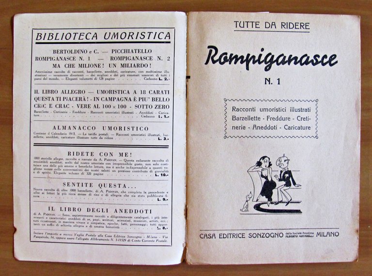 ROMPIGANASCE N.1 - Collana Biblioteca Umoristica N.12