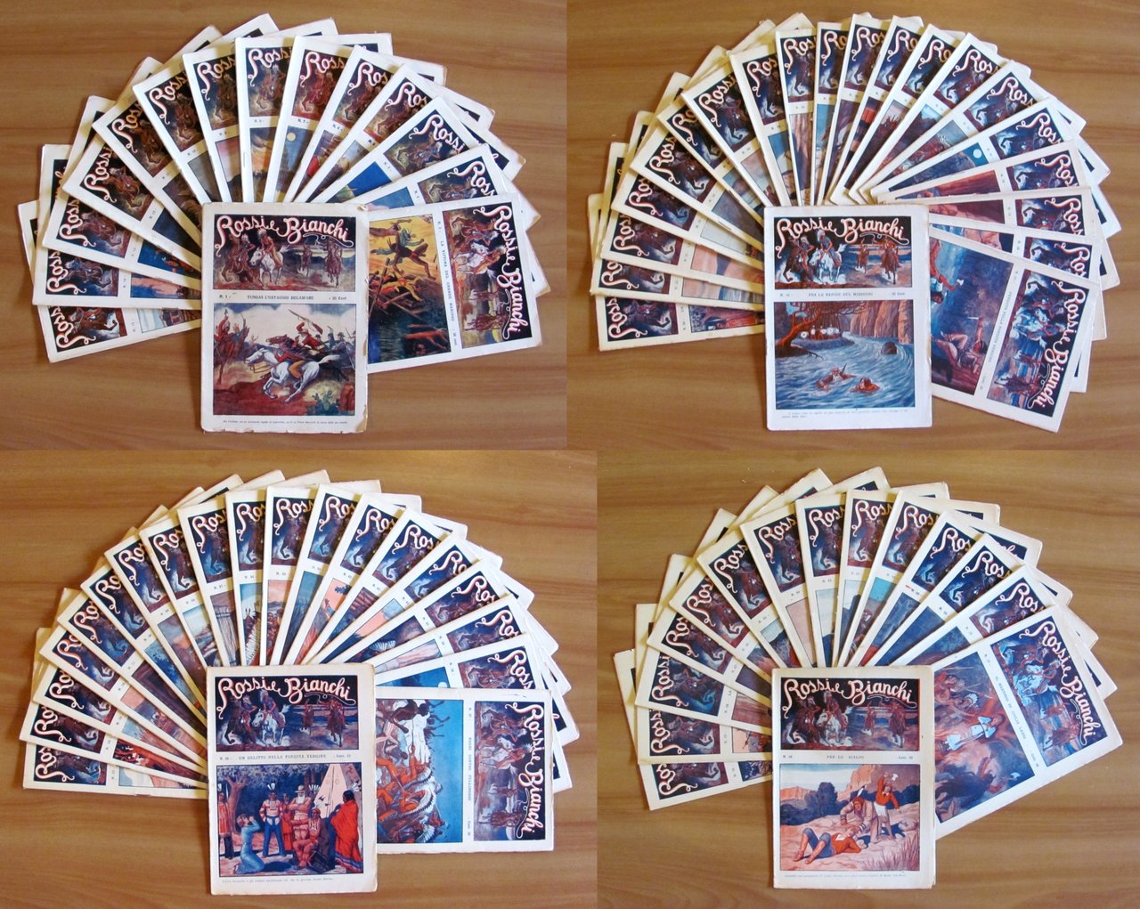 ROSSI E BIANCHI (Cowboy e Indiani), 1932/34 - Fascicoli 1/70 …