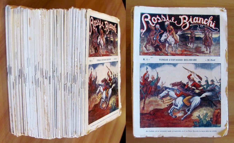 ROSSI E BIANCHI (Cowboy e Indiani), 1932/34 - Fascicoli 1/70 …