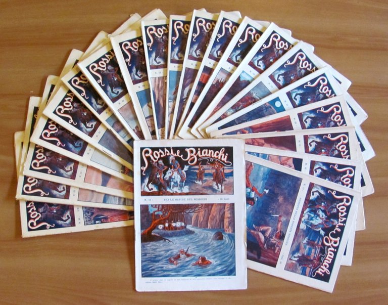 ROSSI E BIANCHI (Cowboy e Indiani), 1932/34 - Fascicoli 1/70 …