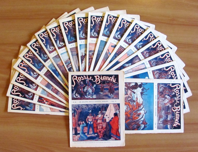 ROSSI E BIANCHI (Cowboy e Indiani), 1932/34 - Fascicoli 1/70 …