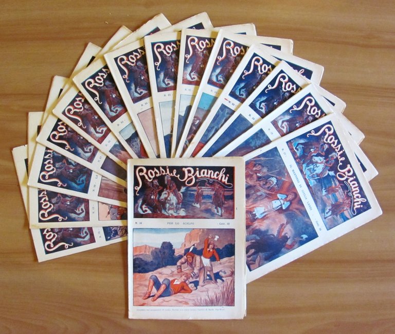 ROSSI E BIANCHI (Cowboy e Indiani), 1932/34 - Fascicoli 1/70 …