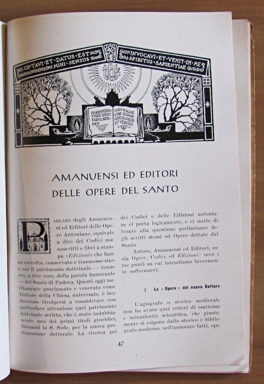 S. ANTONIO DI PADOVA - DOTTORE EVANGELICO, I ed. 1946