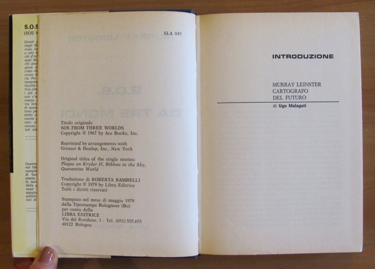 S.O.S. DA TRE MONDI - Coll. SLAN N.45, I ed.1979 | Immagine Gallery 4